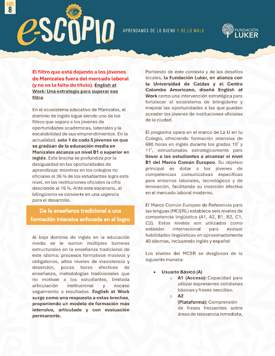 Portada de English at Work