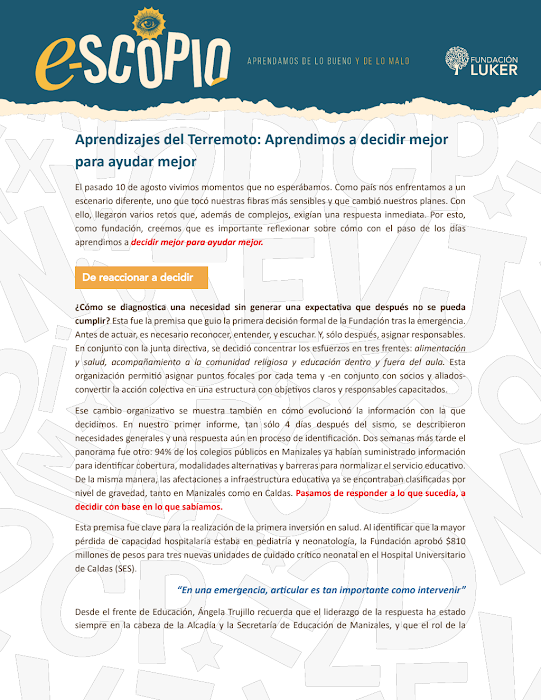 Portada de Decidir mejor para ayudar mejor